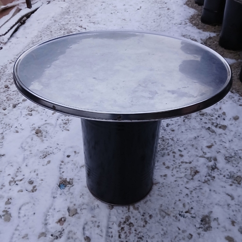 중고 원형스텐테이블-9EA