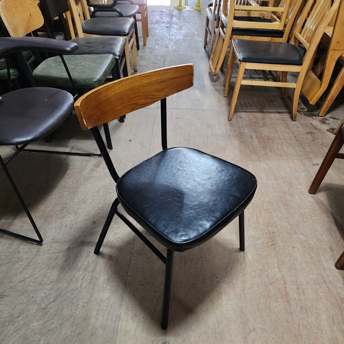 중고 철재나비의자(블랙)-11EA