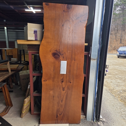 중고 통나무원목 우드슬랩테이블-1EA