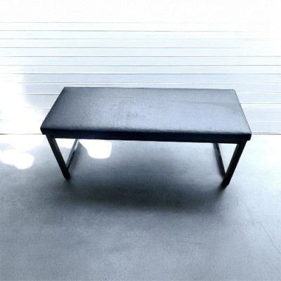 중고 벤치의자 블랙-7EA